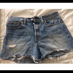 Levi’s high waisted shorts